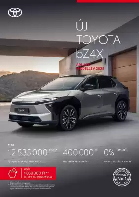 Toyota akciós újság (érvényes eddig: 31-12)