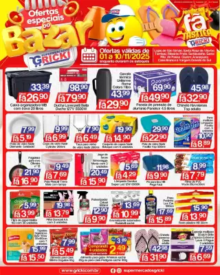 Catálogo Supermercados Gricki (válido até 10-11)