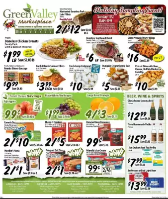 Green Valley Marketplace weekly ad (valid until 6-11)