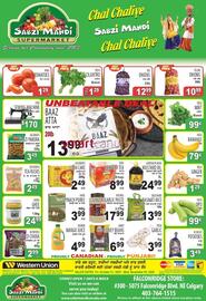 Sabzi Mandi Supermarket flyer Page 1