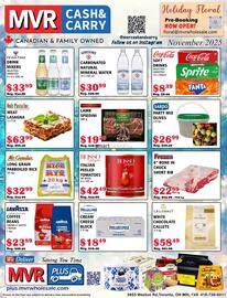 MVR Cash & Carry flyer Page 1