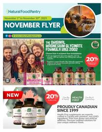 Natural Food Pantry flyer Page 1