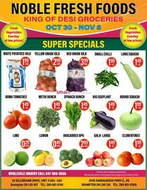 Noble Fresh Foods flyer Page 1