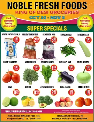 Noble Fresh Foods flyer (valid until 24-12)