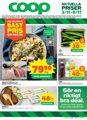 Coop reklamblad (giltig till och med 9-11)
