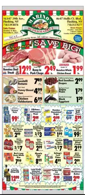 Marino's Supermarket weekly ad (valid until 6-11)
