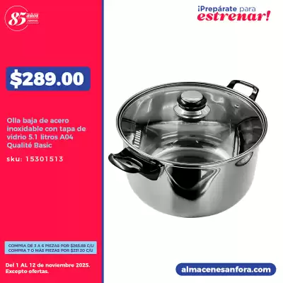 Catálogo Almacenes Anfora (válido hasta 12-11)