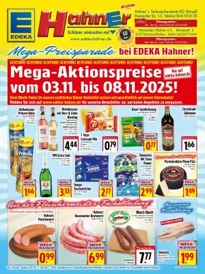 EDEKA Hahner Prospekt (gültig bis 8-11)