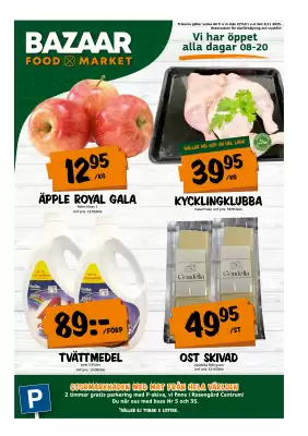 Bazaar Food market reklamblad (giltig till och med 2-11)