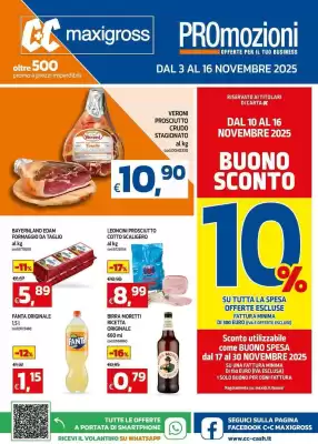 Volantino C+C Cash and Carry (valido fino al 16-11)