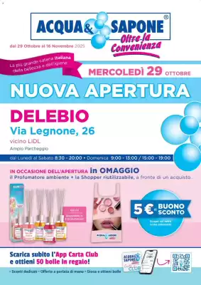 Volantino Acqua & Sapone (valido fino al 16-11)
