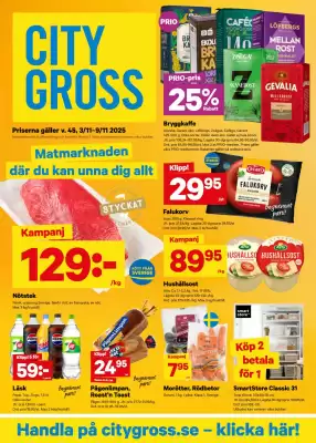 City Gross reklamblad