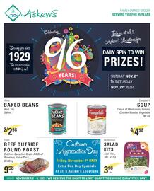 Askews Foods flyer week 45 Page 1