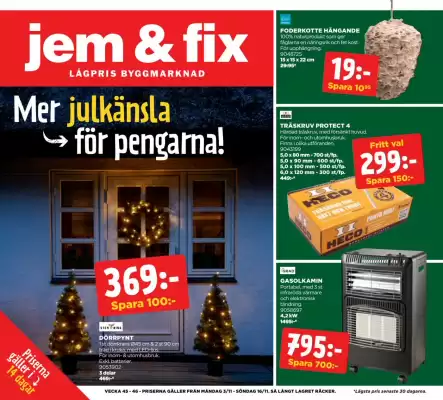 Jem&Fix reklamblad