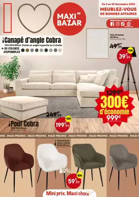 Catalogue Maxi Bazar (valable jusqu'au 30-11)
