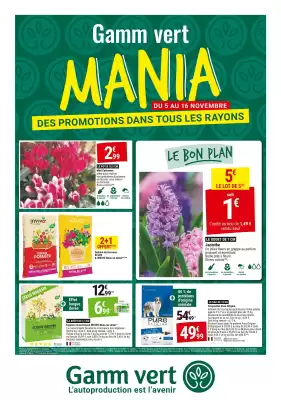 Catalogue Gamm vert (valable jusqu'au 16-11)