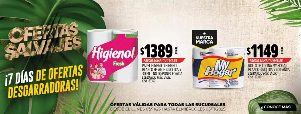 Catálogo Supermercados Yaguar (válido hasta 5-11)
