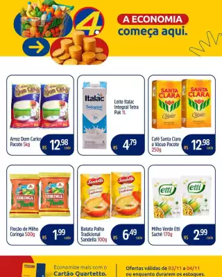 Catálogo Quartetto Supermercados (válido até 4-11)