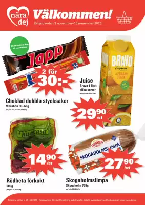 Nära dej reklamblad