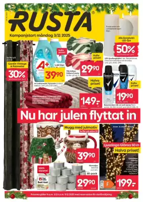 Rusta reklamblad (giltig till och med 9-11)