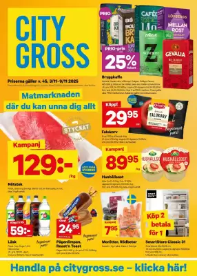 City Gross reklamblad