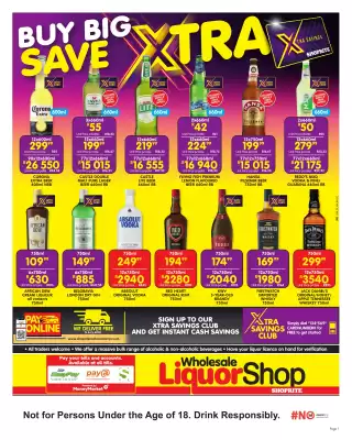 Shoprite Liquor catalogue (valid until 16-11)