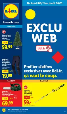 Catalogue Lidl (valable jusqu'au 6-11)