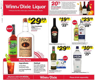 Winn Dixie weekly ad Page 1