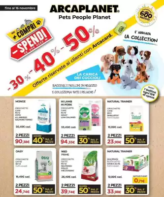 Volantino Arcaplanet (valido fino al 9-11)