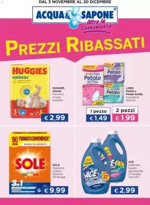Volantino Acqua & Sapone (valido fino al 20-12)