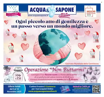 Volantino Acqua & Sapone (valido fino al 16-11)