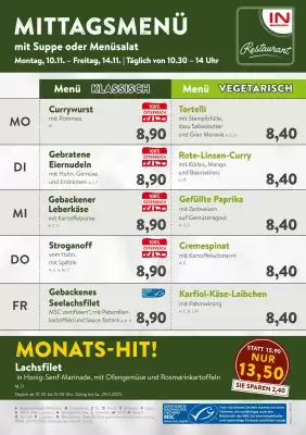 Interspar Restaurant Flugblatt (gültig bis 14-11)