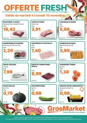 Volantino GrosMarket (valido fino al 10-11)
