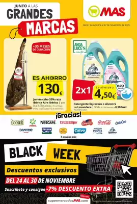 Folleto Supermercados MAS (válido hasta el 30-11)