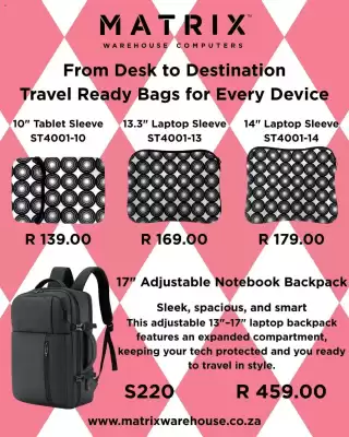 Matrix Warehouse catalogue (valid until 5-11)