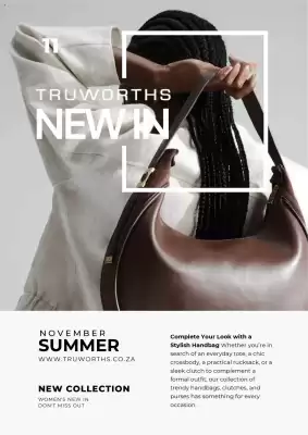 Truworths catalogue (valid until 30-11)