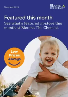 Blooms The Chemist catalogue (valid until 30-11)