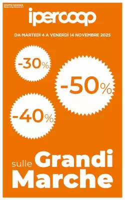 Volantino Ipercoop Radenza (valido fino al 14-11)