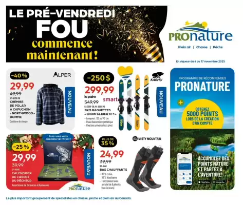 Pronature flyer (valid until 12-11)