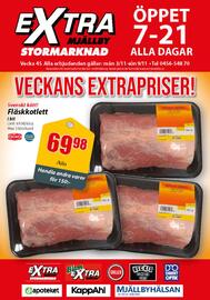 Extra Mjällby Stormarknad reklamblad vecka 45 Sida 1