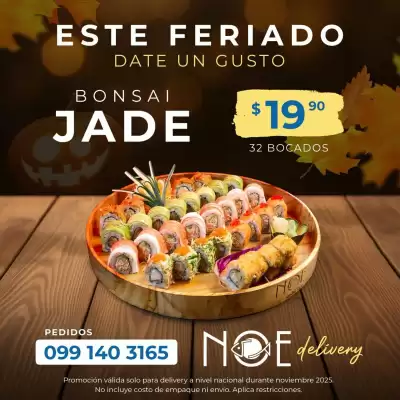 Catálogo Noe Sushi Bar (válido hasta 30-11)