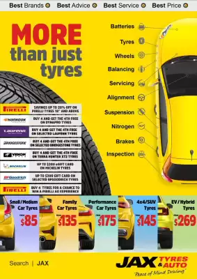 Jax Tyres catalogue (valid until 30-11)