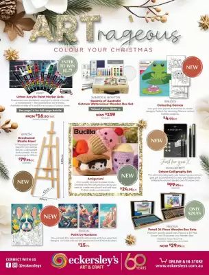 Eckersley's Art & Craft catalogue (valid until 24-12)