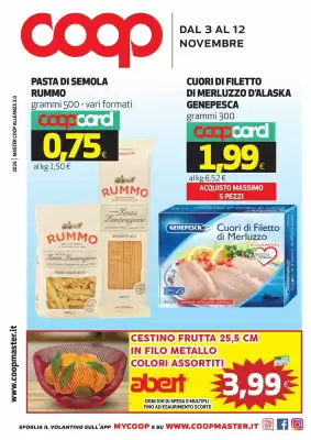 Volantino Coop Master Alleanza 3.0 (valido fino al 12-11)