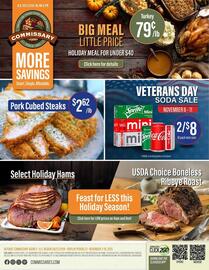 Commissary weekly ad Page 1