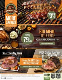 Commissary weekly ad Page 1