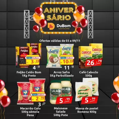 Catálogo Dubom Supermercados (válido até 9-11)