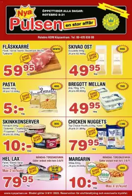 Nya Pulsen reklamblad (giltig till och med 6-11)