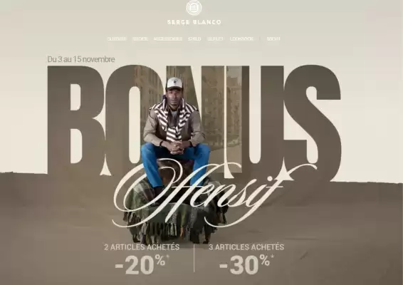Catalogue Serge Blanco (valable jusqu'au 15-11)