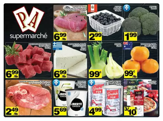 Supermarché PA flyer (valid until 6-11)